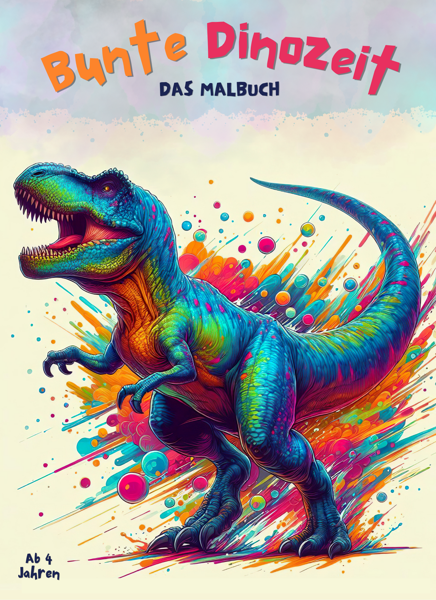 Bunte Dinozeit - Das Malbuch