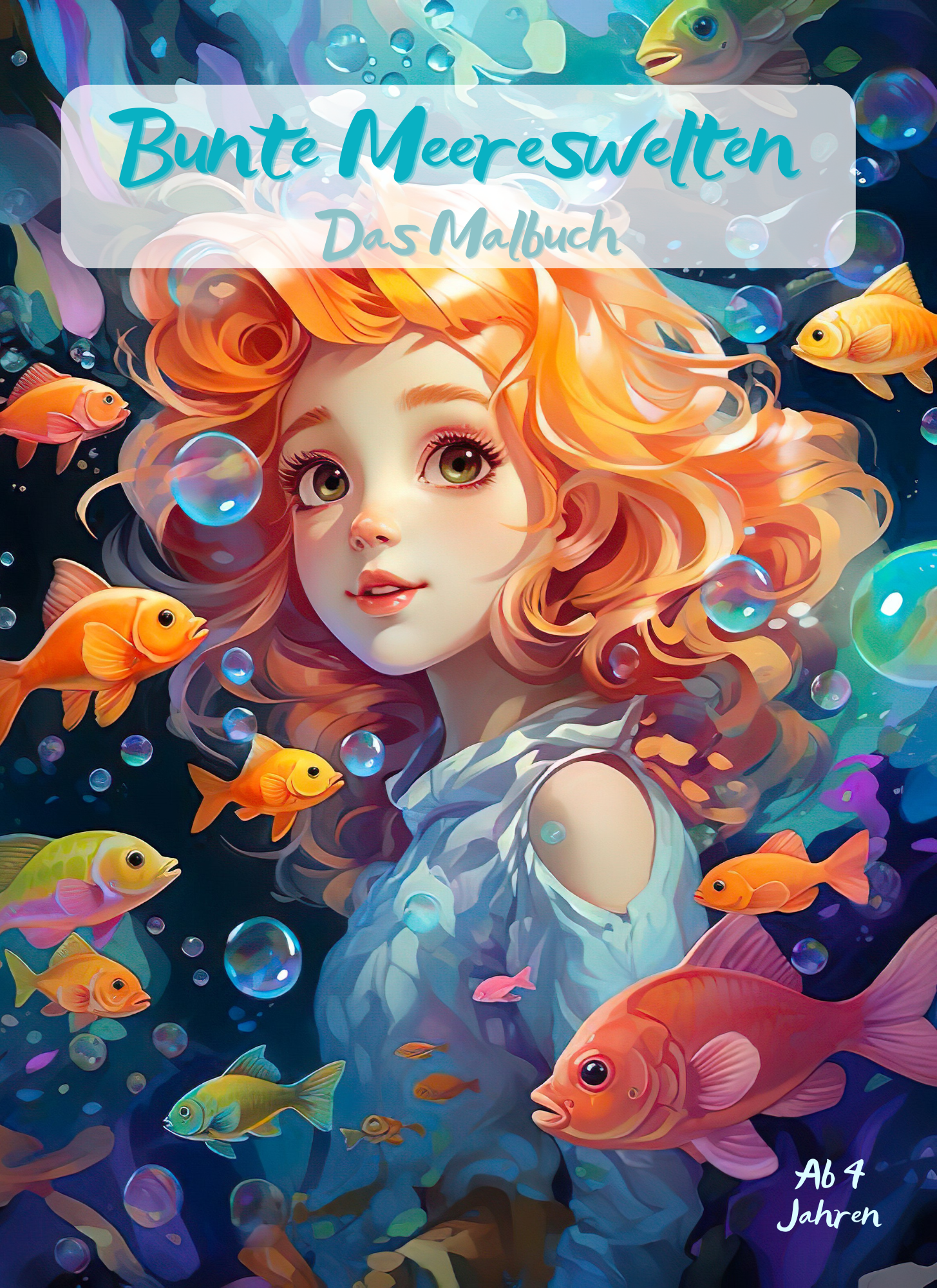 Bunte Meereswelten - Das Malbuch